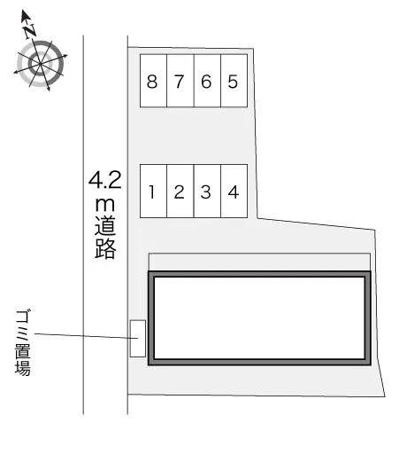 ★手数料０円★飯能市山手町　月極駐車場（LP）